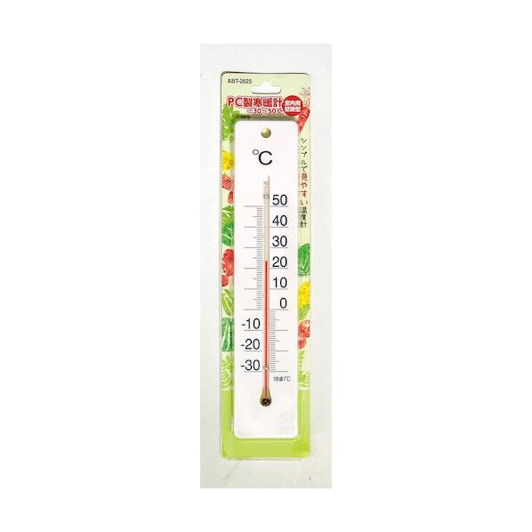 PC製寒暖計-30~50℃ ABT-2625 1点...