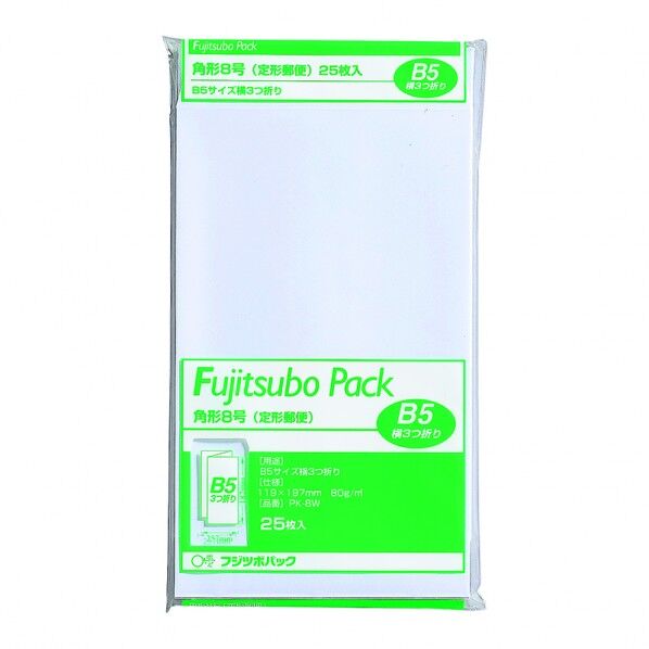 藤壺パック 角8 80g ホワイト