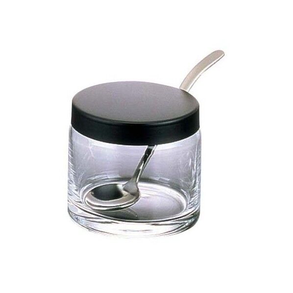 ガラス シュガーポット No.8567 クリア 7541800 63-7171-14 1点