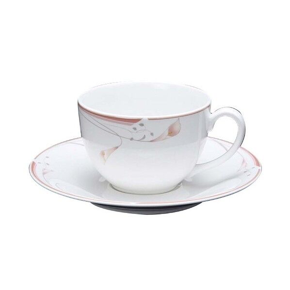 フラワーピンク 兼用ソーサー OFM01-205 7538670 63-7193-17 1点