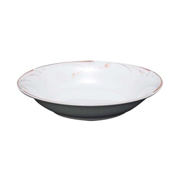 フラワーピンク 19cm スーププレート OFM01-220 7538620 63-7193-13 1点