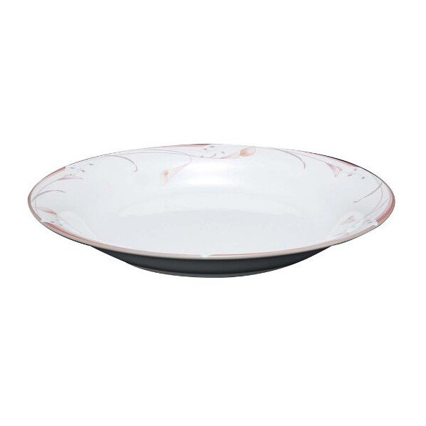 フラワーピンク 24cm パスタプレート OFM01-400 7538600 63-7193-11 1点