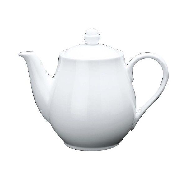 ファッションホワイト ティーポット FM900-820 7538480 63-7192-98 1点