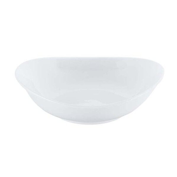 磁器 中華･洋食兼用食器 白オーバルボール 24cm 8179650 63-7195-06 1点