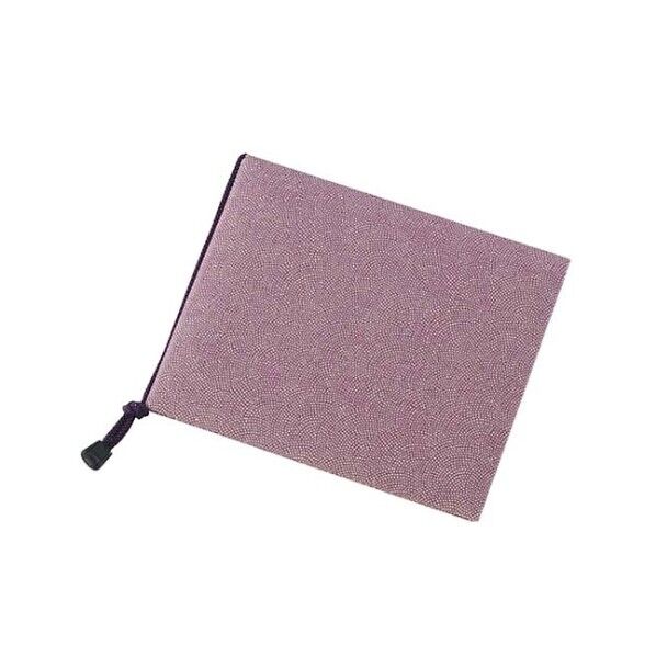 えいむ 布地小紋柄メニューブック 華-203 ミニ 8133110 紫 61-7999-64 1点