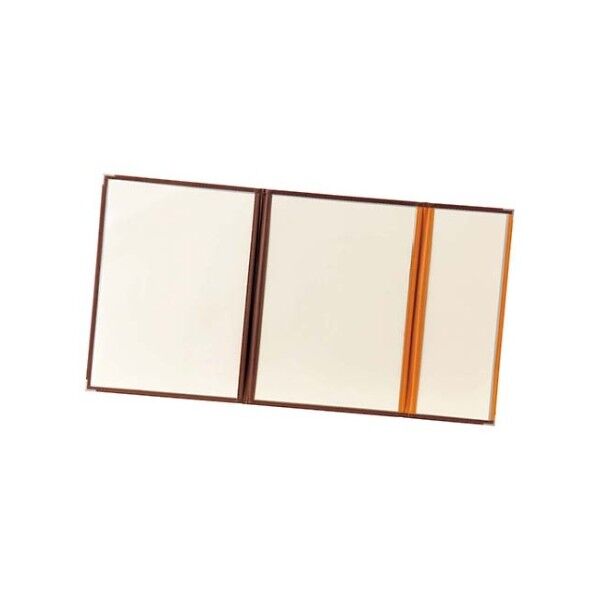 えいむ クリアテーピング メニューブック LTA-46S 茶/キャメル 8132940 61-7999-04 1点