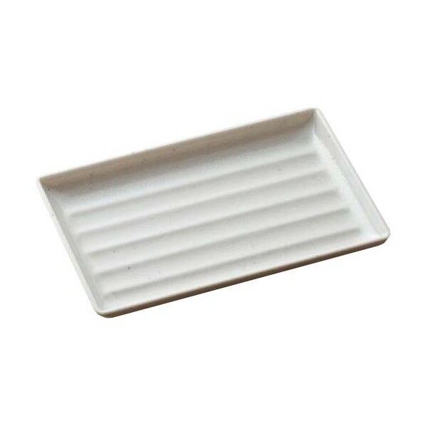 メラミン 粉引 焼物皿 小 YD-34-KH 8109900 63-7199-12 1点