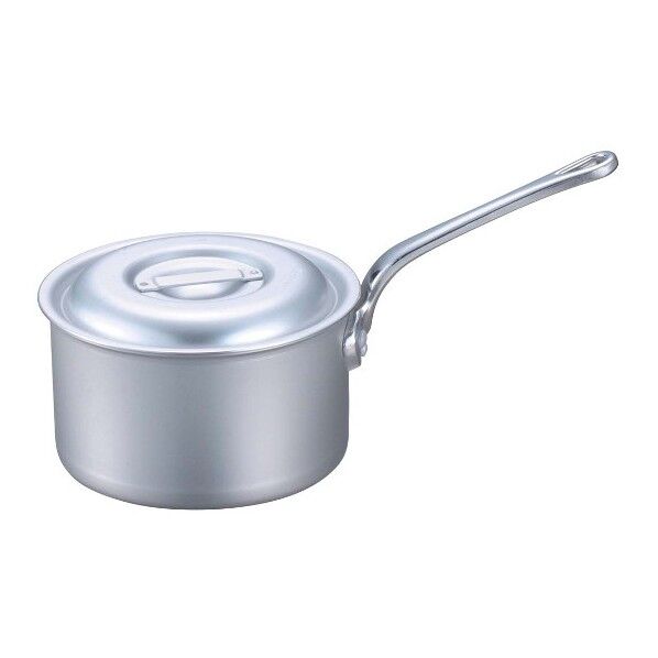 EBM アルミ プロシェフ 電磁 深型片手鍋(目盛付)24cm 8108500 63-7095-97 1点