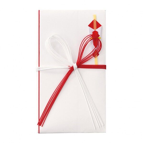 祝金封 赤白花結 105×185mm キ-106 1枚