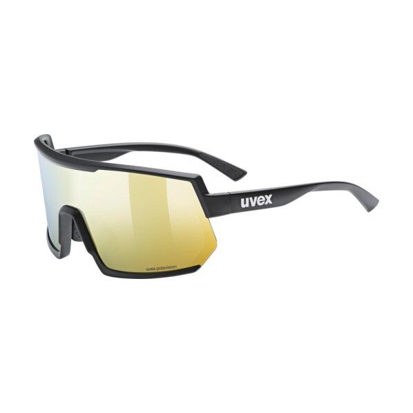 UVEX サングラス uvex sportstyle 235 P ブラックマット/イエロー 偏光 5330322230UVEX 1個