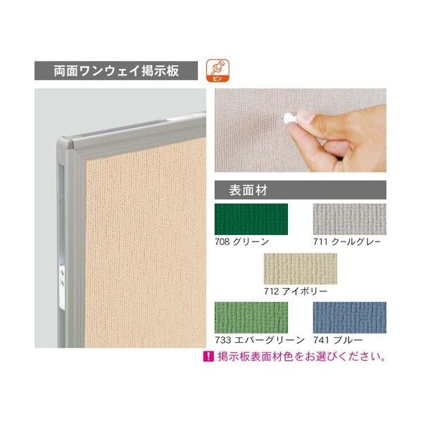  連結両面掲示板 薄型 ARKU306...