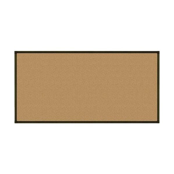  クリーンボード･Cタイプ木目調(ウェンゲ)コルク柄ツーウェイ掲示板 RCKB36-WW 1点
