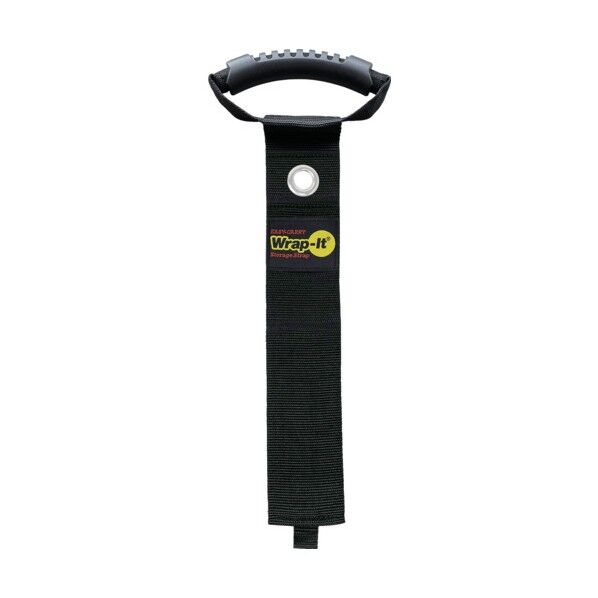 Wrap-It(ラップイット) ハンドル付収納ストラップ 28インチ ブラック 100-HG-28BX 1セット