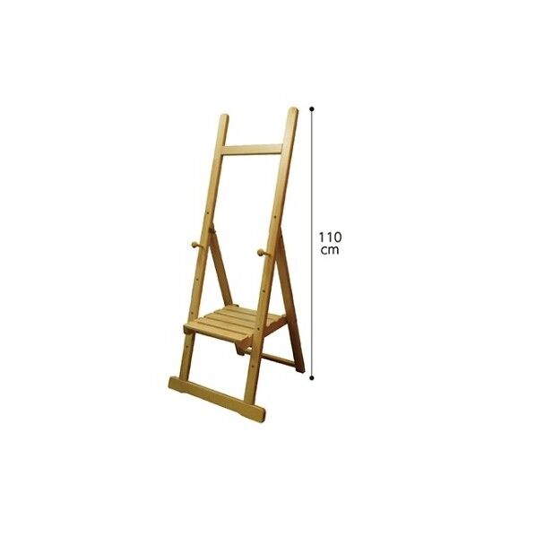 棚付きイーゼルH型 ナチュラル 61-222-8-2 61-7246-78 1点