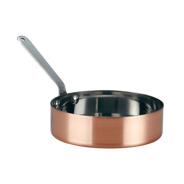 KM プチパン 浅型片手鍋 銅メッキ SP12SHC 8491070 12cm 63-7157-29 1点