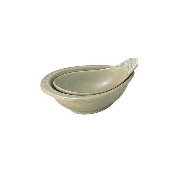 銀峯みしま 陶器 レンゲ受台 大 00-1918 8452000 63-7181-90 1点