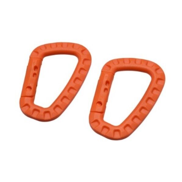  プラスチックカラビナオレンジ(2個入)OG672 2032000006728 1個...