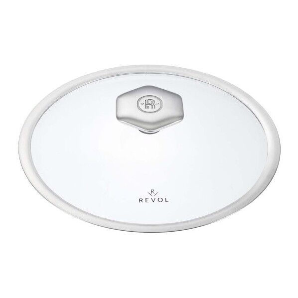 レヴォル レヴォリューション2 ラウンドココット(ガラス蓋) 649857 7472440 26cm 63-7110-43 1点