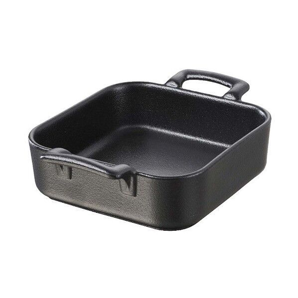 レヴォル ベルキュイジーヌ スクエアディッシュ ブラック 642970 7471980 63-7157-21 1点