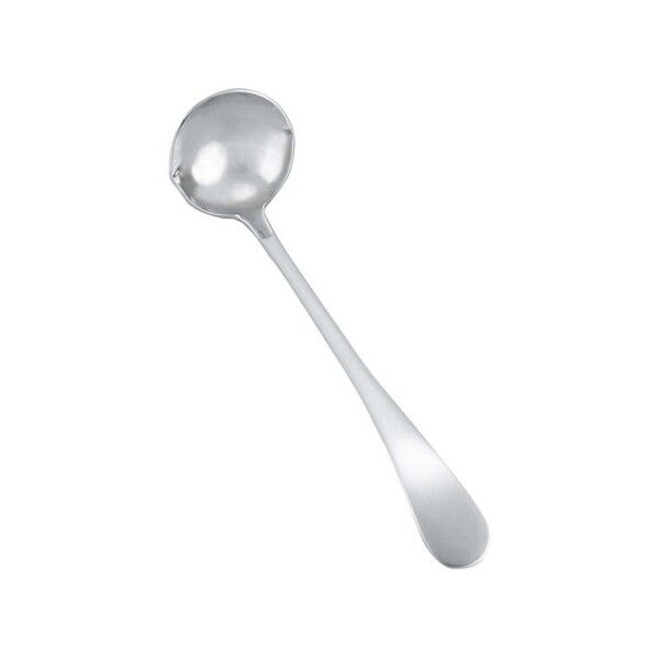 18-8 リプル ブラスト仕上げ ソース&ドレッシングスプーン 丸 全長185 7449710 63-7165-56 1点