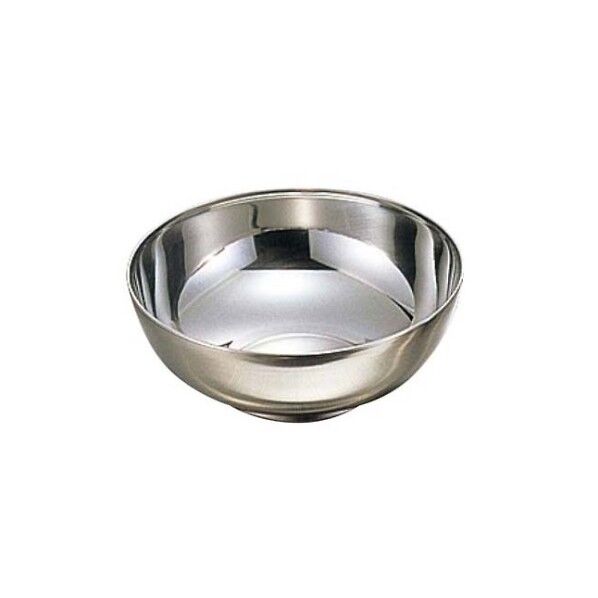 朝鮮食器 18-8 極厚 汁碗 φ135×H49 7272400 61-6831-25 1点