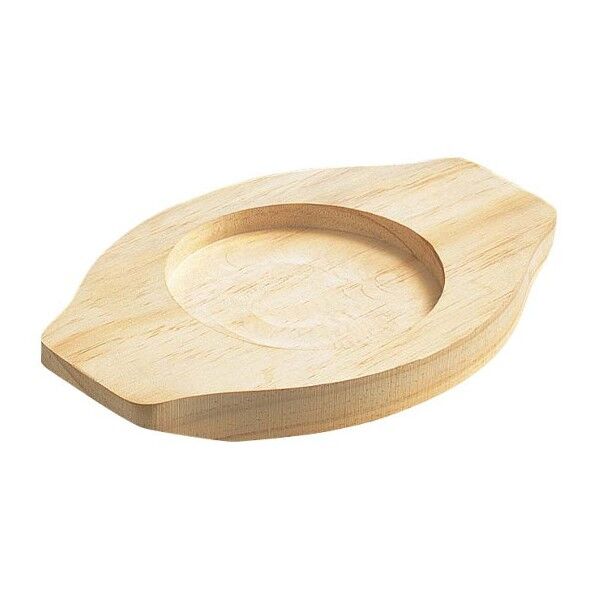 EBM 石焼ビビンバ用木台 中18～20cm用 256×172 7252810 63-7205-51 1点