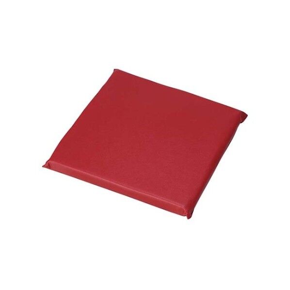 レザー 座布団カバー丈 無地 AAU00037249910 赤 小 61-8008-05 1点