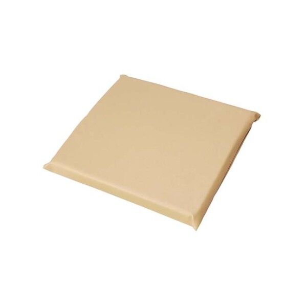 レザー 座布団 無地 AAU00047249500 ベージュ 中 61-8007-95 1点