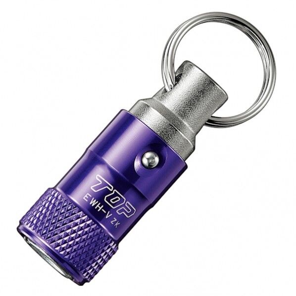 トップ工業 携帯用ワンタッチ式ソケットホルダー(リング付) バイオレット EWH-V 1個