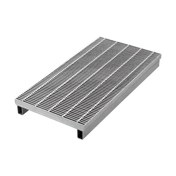 淀川製鋼所 細目かさあげみぞぶた(国土交通省型) ノンスリップグレーチング 7KB56h50-3．T14 7KB56H50-3.T14 1枚