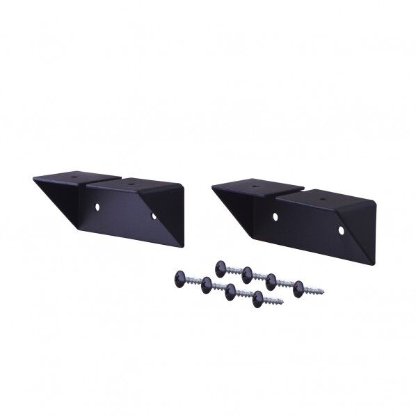 棚受 シェルフサポート アイアン ブラック 幅8.6×奥行3.6×高さ3.6cm IXK-2 1点