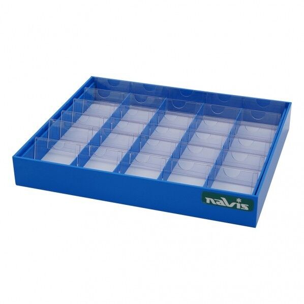 散薬用トレー 30人用 スカイブルー 0-1032-02 1