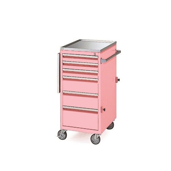 コンパクト救急カート PL(ピンク鍵付き) 0-1200-11 1