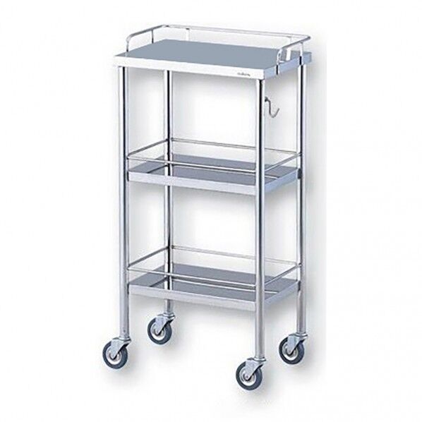 カラフルミニワゴン シルバー 450×300×850 0-1513-01 1