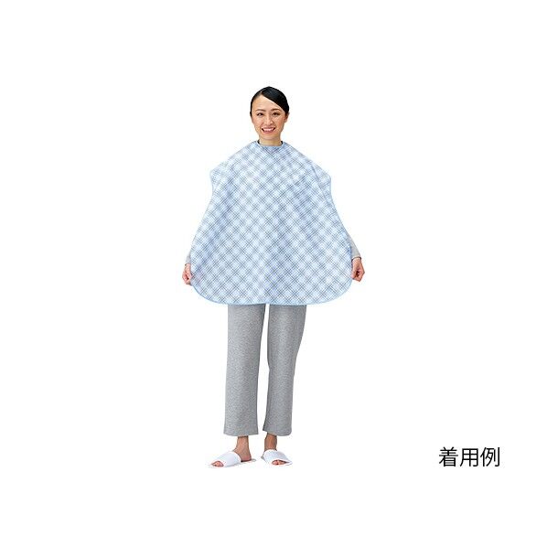 撥水加工食事用エプロン 0-3069-01 1個