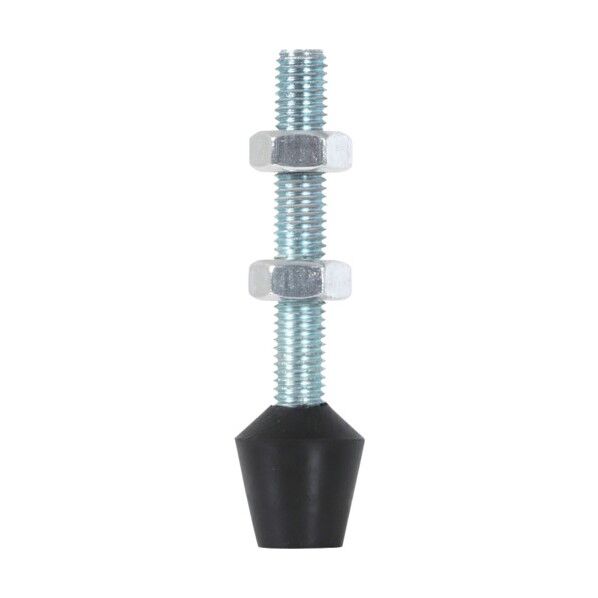 トグルクランプ用ゴム付ボルト トグルクランプ用ゴム付ボルト(31908) ねじ寸法M4×P0.7mm 全長42mm M4X32 1個