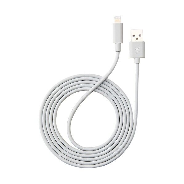 アイメディア iPhone用充電ケーブル 1．5m 1009713 1個