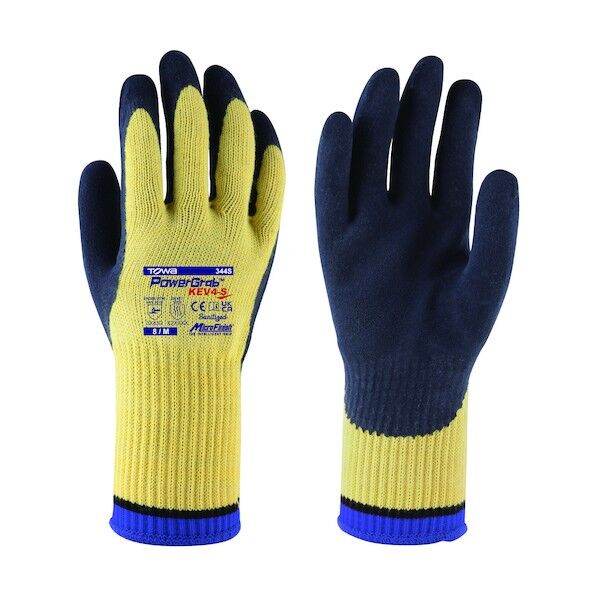 まとめ買い 耐切創手袋 PowerGrab KEV4-S 8/M 344S-12P-8M 12双...