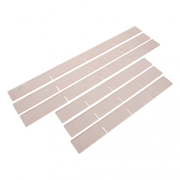 救急ワゴンR仕切板 小 セット タテ・ヨコ各3枚入