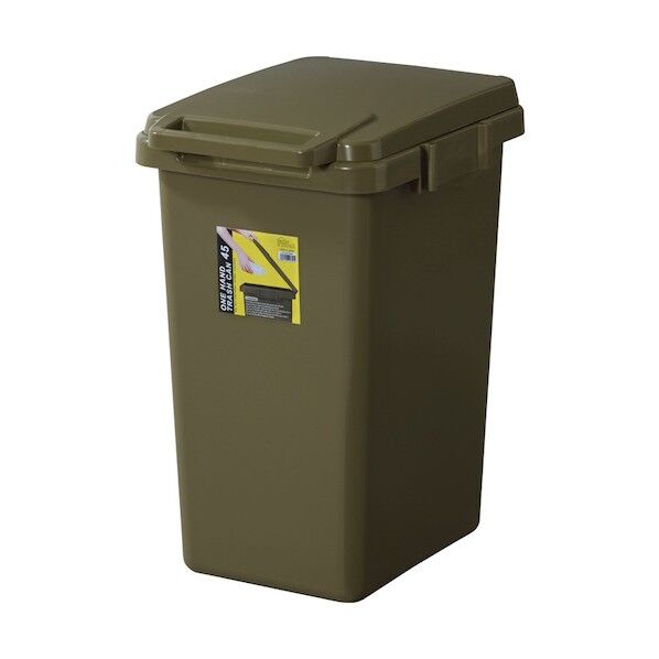  ワンハンドトラッシュカン45L グリーン LFS-845GR 6300044709 1台