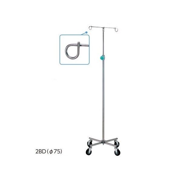 イルリガードル台(ダンパー付き) 4本脚・2本架 0-5446-11 1