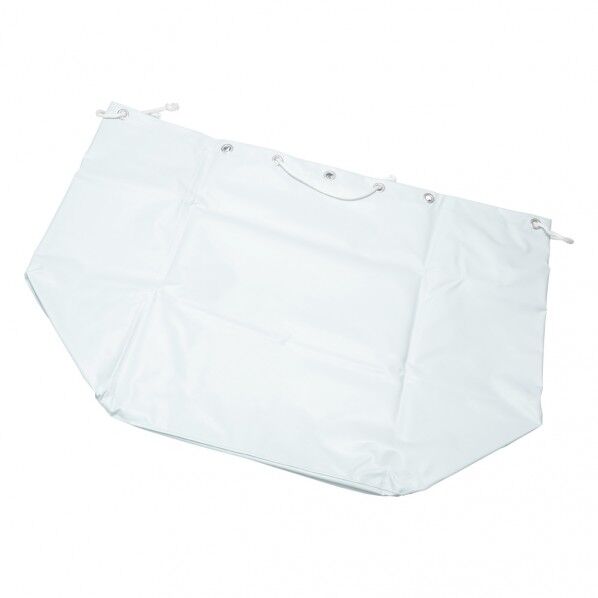 ランドリーカート用袋防水ビニル120L白 0-5564-01 1