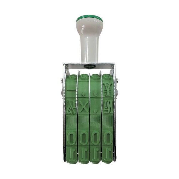  テクノタッチ回転印 欧文初号4連 TK-004 1個