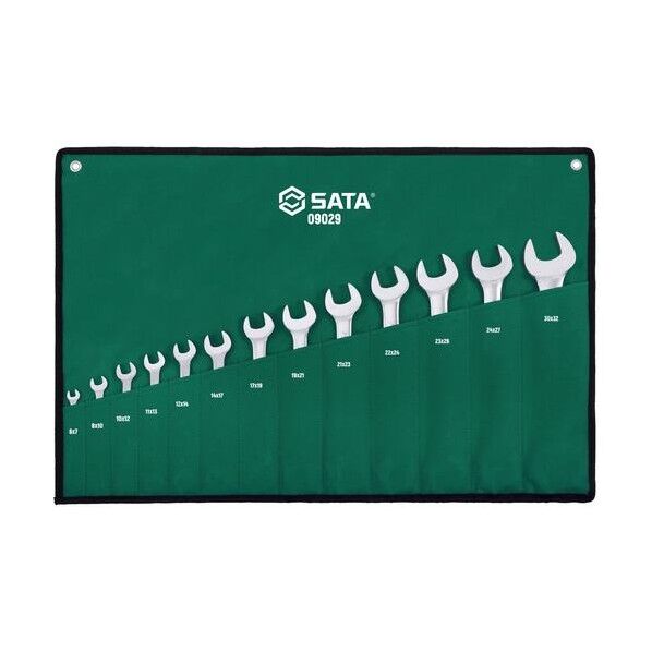 SATA 両口スパナセット(13点) 09029 1S