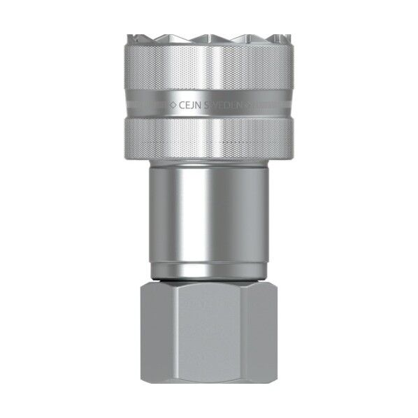 セインジャパン シリーズ232 スクリュータイプカップリング ティースロック付 呼径6．3mm NPT1/4メネジ 10-232-1442 1個