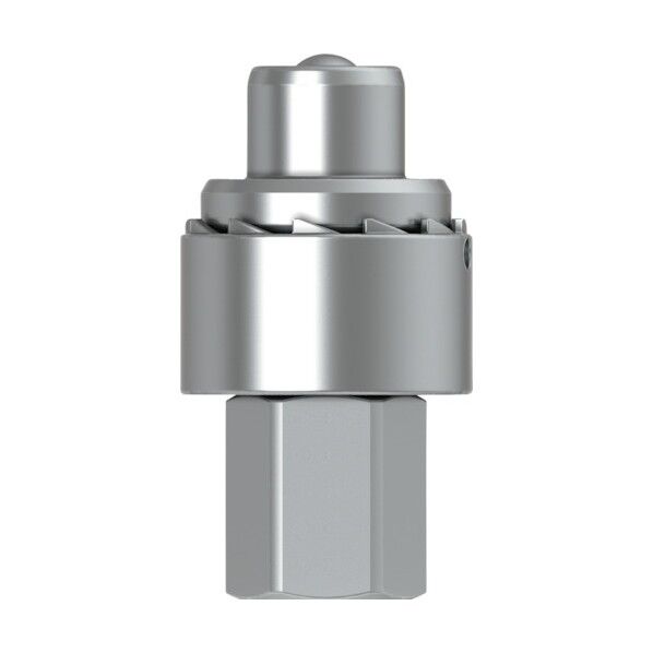 セインジャパン シリーズ232 スクリュータイプニップル ティースロック付 呼径6.3mm NPT1/4メネジ 10-232-6442 1個