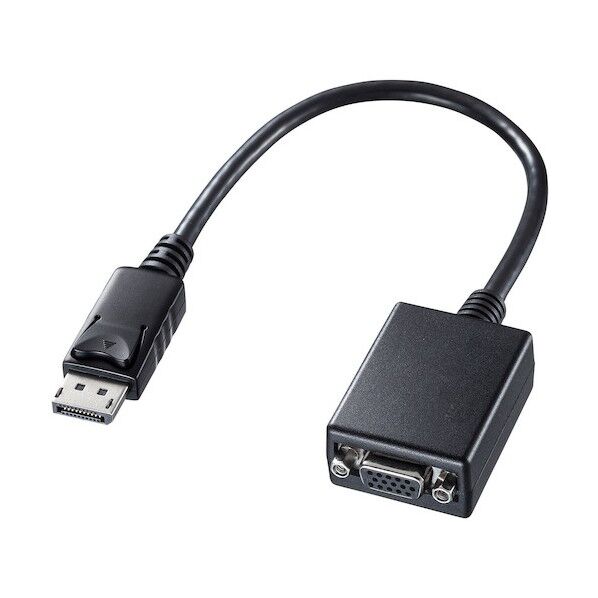 サンワサプライ DisplayPort-VGA変換アダプタ AD-DPV04 1個...