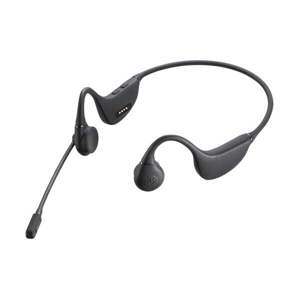 ヘッドセット 骨伝導ヘッドセット MM-BTSH65BK 1個...