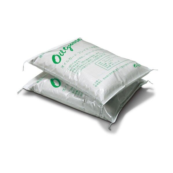 湘南ワイパーサプライ Oilguard　フレイク（天然素材）　薬品用  721026 2袋