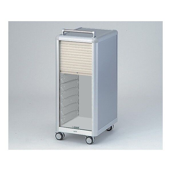 散薬トレーカート 413×458×1000mm シャッター付 0-6103-02 1